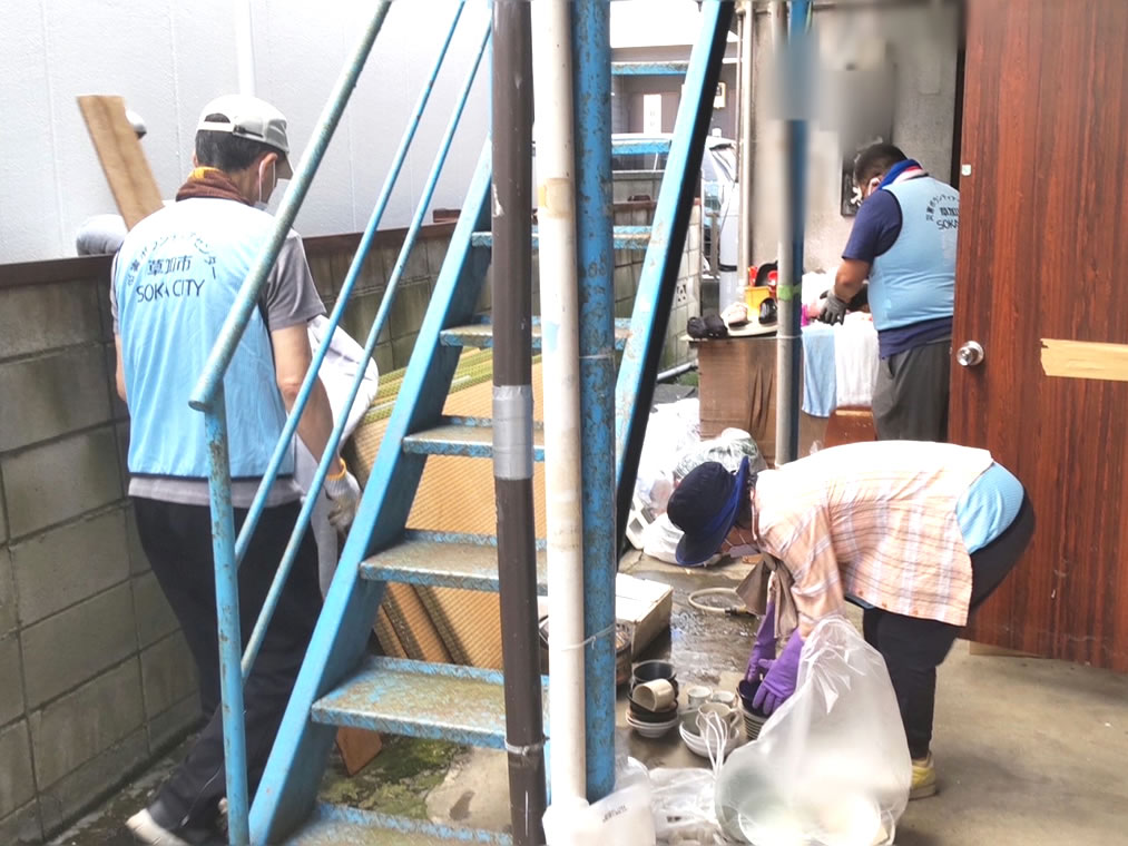 草加市社会福祉協議会の災害ボランティア02